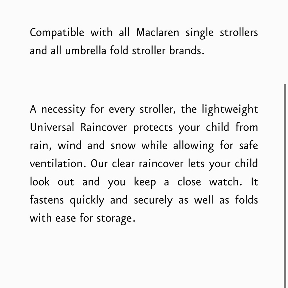 ‼️SOLD‼️Maclaren single stroller cover universal - Picture 9 of 9